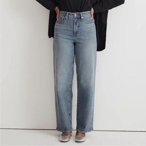 NWOT Madewell Petite Curvy Perfect Vintage Wide-Leg Jean in Heathcote Wash
